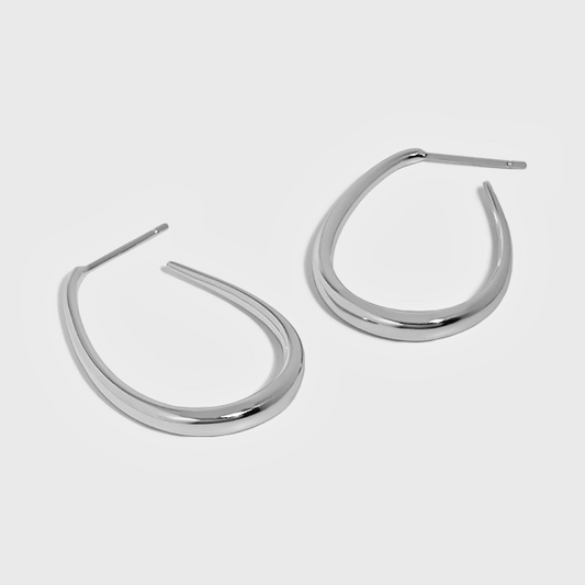 Spirits Unearth 18k Gold Plated Hoop Earrings