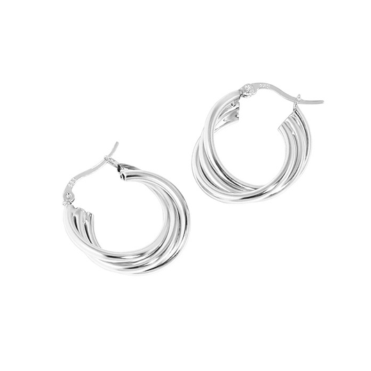 18k Gold Plated Hoop Earrings