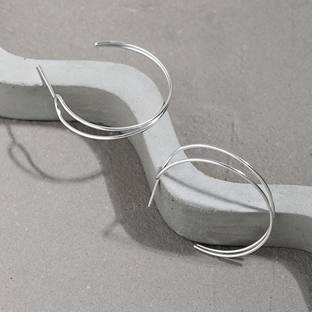 Spirits Unearth 18k Gold Plated Hoop Earrings