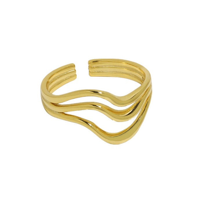 Spirits Unearth 18k Gold Plated Ring