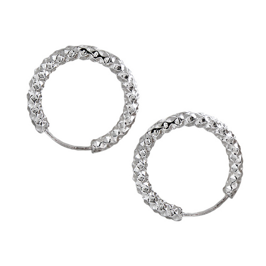 Spirits Unearth 18k Gold Plated Hoop Earrings
