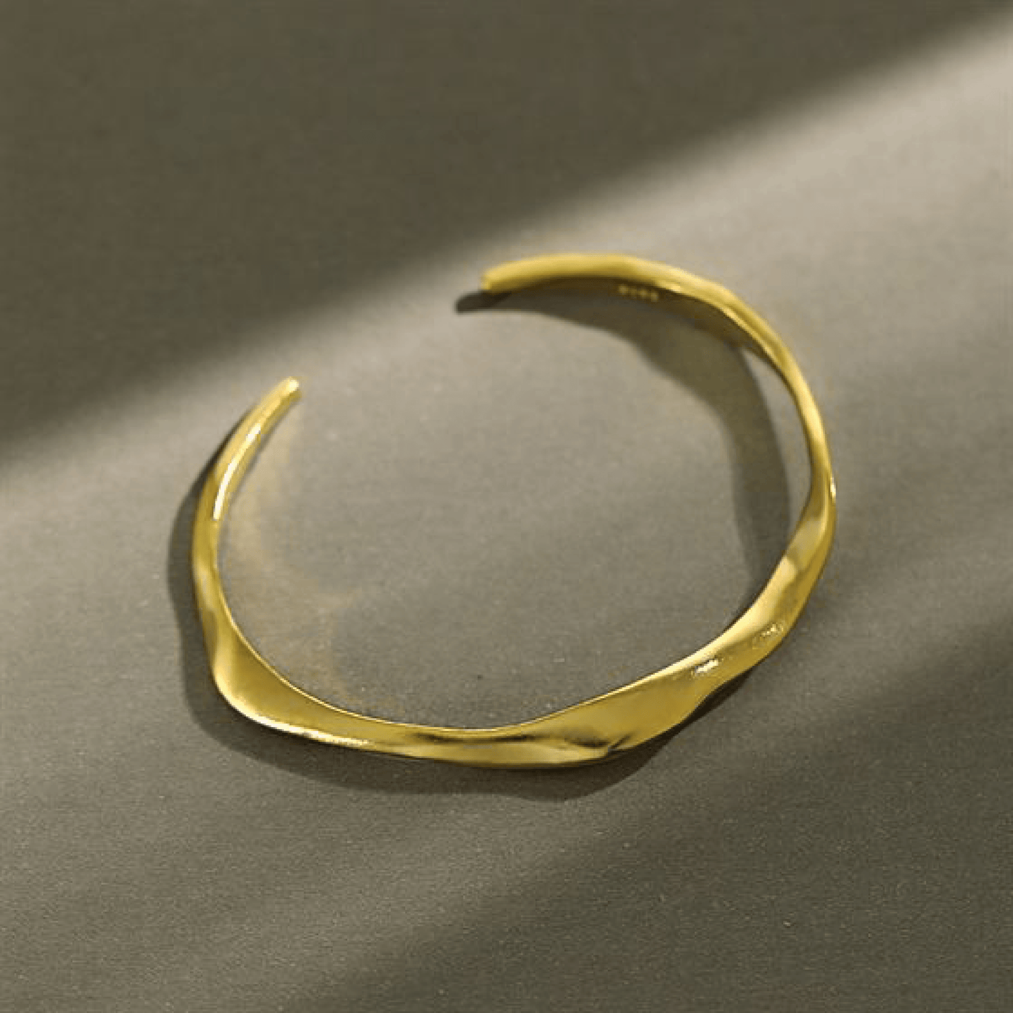 Spirits Unearth 18k Gold Plated Bangle