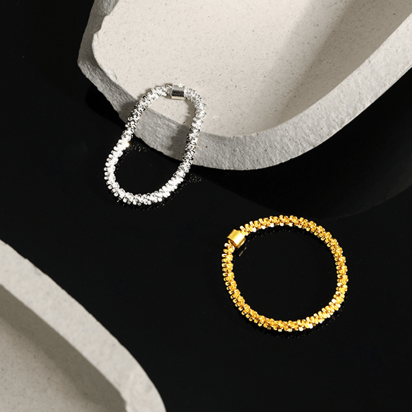 Spirits Unearth 18k Gold Plated Criss Cross Chain Ring