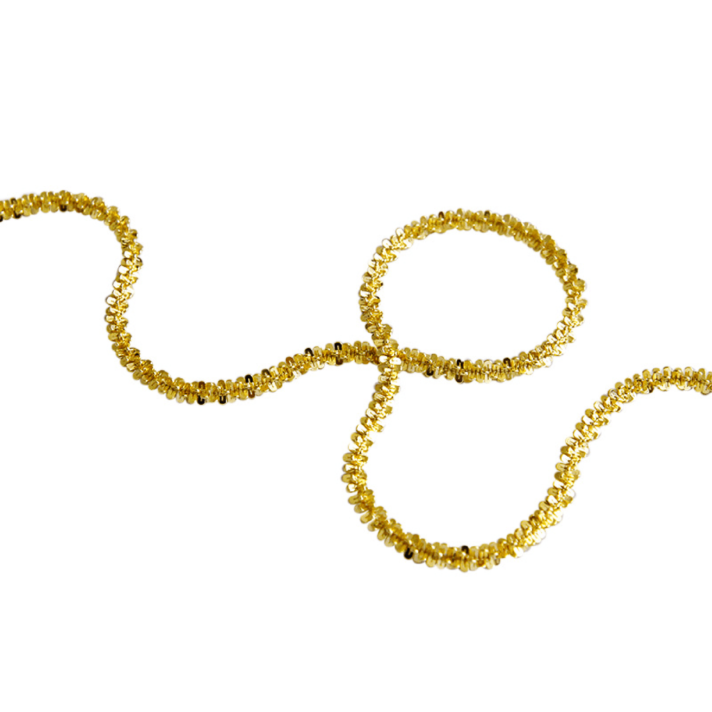 Spirits Unearth 18k Gold Plated Criss Cross Chain Necklace