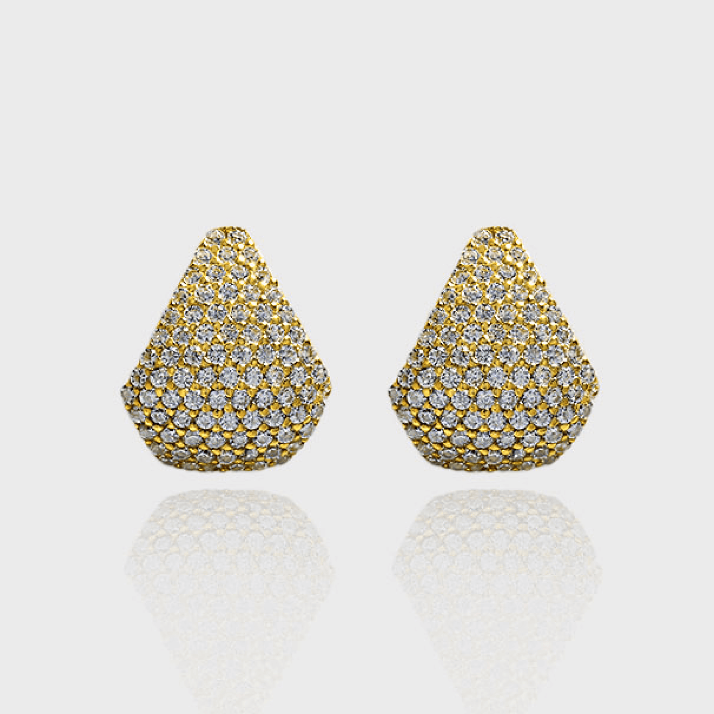 Spirits Unearth 18k Gold Plated Zirconia Earrings