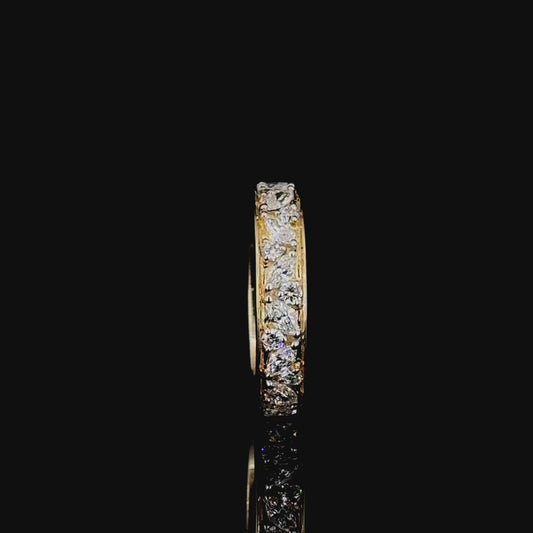 14k Gold Lab Diamond Eternity Band